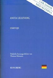 Mørke blå forside af Anita Lillevang: Novellen “Omveje” med tyske gloser