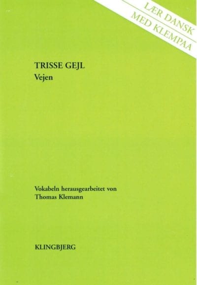 Grøn forside af Trisse Gejl: Vejen med tyske gloser.