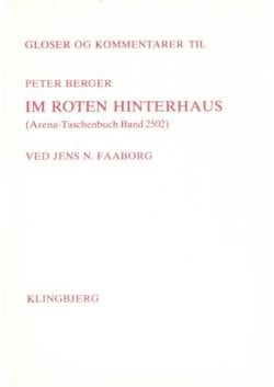 Hvid glosehæfte forside af Im roten Hinterhaus af Peter Berger