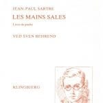 Hvid glosehæfte forside af Les mains sales af Jean-Paul Sartre