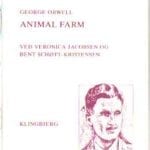 Hvid side af Animal Farm af George Orwell Glosehæfte