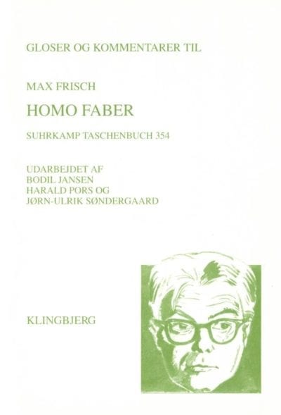 Hvid flosehæfte forside af Homo faber af Max Frisch