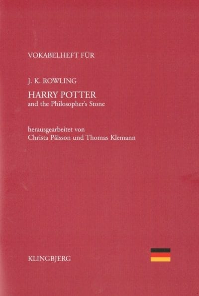 Rød Vokabelheft af Harry Potter and the Philosopher's Stone