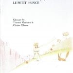 A book of Le petit Prince af Antoine de Saint-Exupéry with French and English glossary