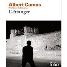 Glosehæfte forside af L'étranger af Albert Camus Bog