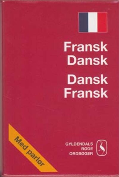Gyldendals røde ordbøger fransk-dansk og dansk fransk ordbog forside