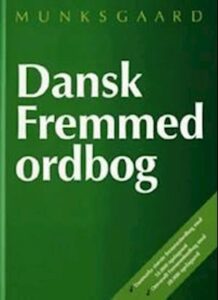 Grøn forside til "Dansk fremmed ordbog"