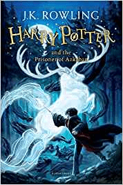 Forsiden af den engelske version til "Harry Potter and the prisoner of azkaban"