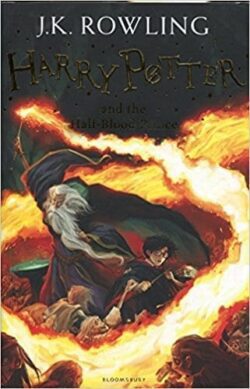 Forsiden til den engelske version af Harry Potter and the half blood prince